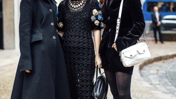Total black look