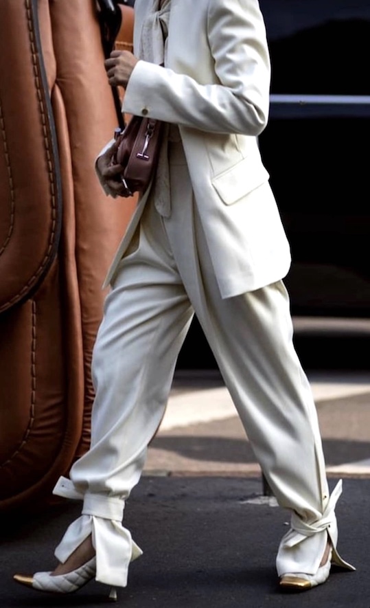 Total white look